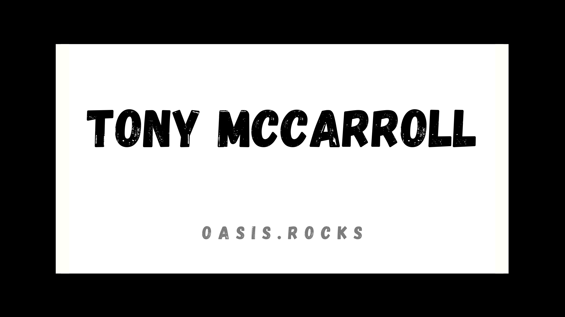 Tony McCarroll war ein Band-Mitglied von Oasis.